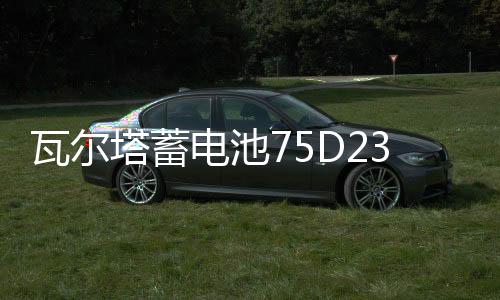 瓦爾塔蓄電池75D23適配日產(chǎn)尼桑天籟奇駿三菱歐藍(lán)德翼神汽車電瓶