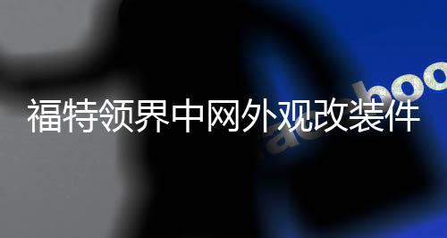 福特領(lǐng)界中網(wǎng)外觀改裝件領(lǐng)界S前臉保險杠專用裝飾條配件汽車用品