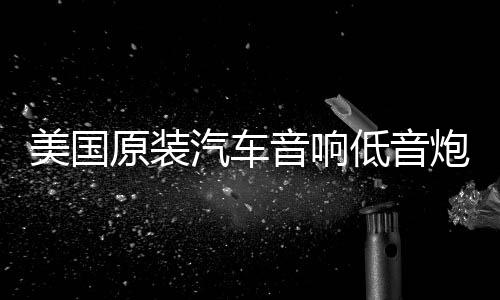 美國(guó)原裝汽車音響低音炮D類數(shù)字單路功放1500W雙音圈大功率功放板