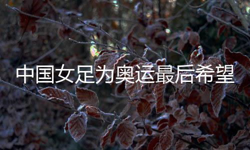中國女足為奧運最后希望而戰(zhàn)，遭遇韓國隊勝率幾何？