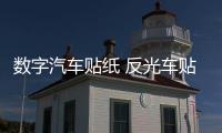 數(shù)字汽車貼紙 反光車貼 側(cè)門貼車身貼改裝 個性定制數(shù)字可改