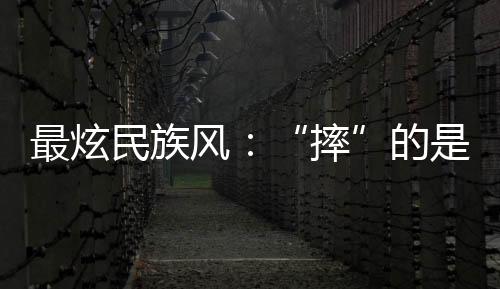 最炫民族風(fēng)：“摔”的是力量與技巧，“跤”的是朋友