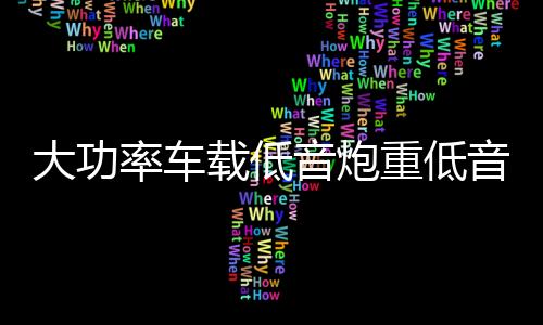 大功率車(chē)載低音炮重低音改裝小車(chē)專(zhuān)用12V汽車(chē)音響24V貨車(chē)音響藍(lán)牙