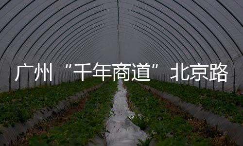 廣州“千年商道”北京路商圈一季度客流達3633萬人次