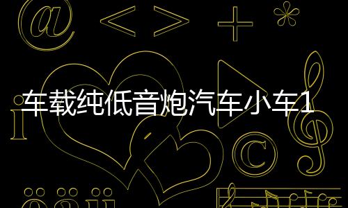 車載純低音炮汽車小車12V大貨車24V超重低音有源藍(lán)牙功放音響改裝