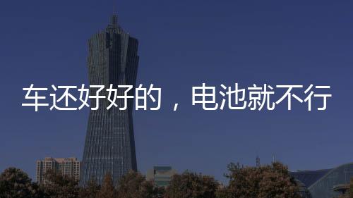 車還好好的，電池就不行了，咋辦？