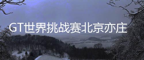GT世界挑戰(zhàn)賽北京亦莊站沖刺備賽 街道開賽成亮點(diǎn)