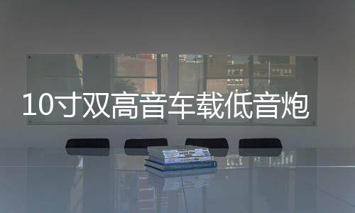 10寸雙高音車載低音炮12V貨車音響24V汽車音響藍牙家用音箱220V