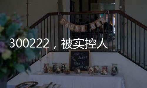300222，被實(shí)控人高位套現(xiàn)2.5億元，此前股價(jià)翻倍！募投項(xiàng)目實(shí)施地點(diǎn)“上海合肥來回?fù)Q”？
